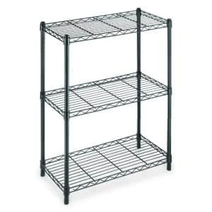 HDX 3-Tier Steel Wire Shelving Unit in Black (24 in. W x 30 in. H x 14 in. D) 1 HDX 3-Tier Steel Wire Shelving Unit in Black (24 in. W x 30 in. H x 14 in. D)