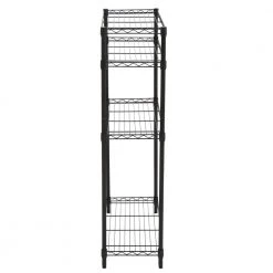 HDX 4-Tier Steel Wire Shelving Unit in Black (36 in. W x 54 in. H x 14 in. D) 10 HDX 4-Tier Steel Wire Shelving Unit in Black (36 in. W x 54 in. H x 14 in. D) -HDX Sales black hdx freestanding shelving units sl wsus 110b 40 1000