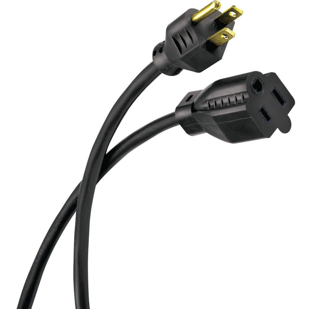 HDX 15 ft. 16/3 Indoor/Outdoor Extension Cord, Black 2 HDX 15 ft. 16/3 Indoor/Outdoor Extension Cord, Black - Image 2