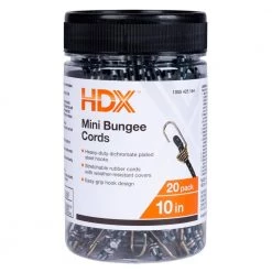 HDX Mini Bungee Jar (20-Pieces) -HDX Sales blacks hdx bungee cords 56054 c3 1000