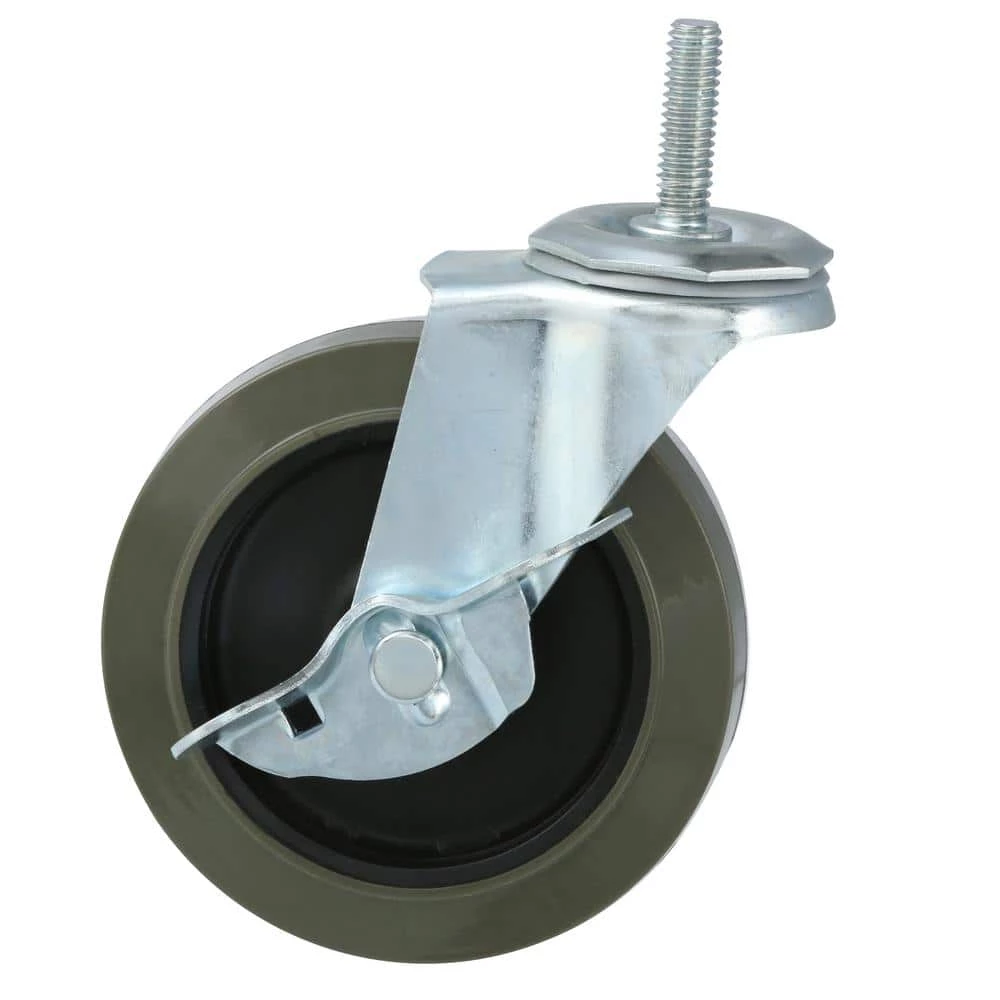 HDX 4 in. Industrial Casters with Bumper (4-Pack) 4 HDX 4 in. Industrial Casters with Bumper (4-Pack) - Image 4