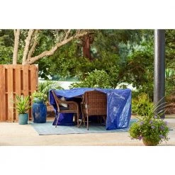 HDX 30 ft. x 50 ft. Blue Medium Duty Tarp -HDX Sales blue hdx tarps ksgp3050 1f 1000