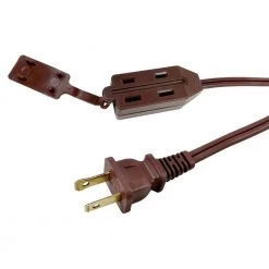 HDX 12 ft. 16/2 Cube Tap Extension Cord, Brown