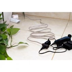 HDX 10 ft. 16-Gauge/2 Brown Braided Extension Cord (1-Pack) -HDX Sales brown hdx general purpose cords lts b2 a19 1f 1000