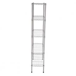 HDX Chrome 5-Tier Steel Wire Shelving Unit (36 in. W x 72 in. H x 14 in. D) -HDX Sales chrome hdx freestanding shelving units eh wshdi 005 a0 1000
