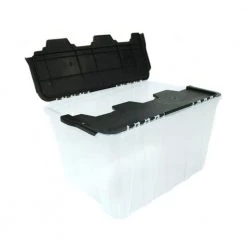 HDX 12 Gal. Flip Top Storage Tote (Colors Vary by Store)
