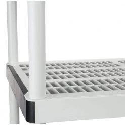 HDX 5-Tier Plastic Garage Storage Shelving Unit in Gray (36 in. W x 72 in. H x 24 in. D) 16 HDX 5-Tier Plastic Garage Storage Shelving Unit in Gray (36 in. W x 72 in. H x 24 in. D) -HDX Sales gray hdx freestanding shelving units 128974 4f 1000