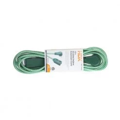 HDX 10 ft. 16-Gauge/2 Green Braided Extension Cord -HDX Sales green hdx general purpose cords lts b2 a19 4f 1000