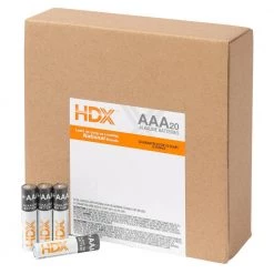HDX Alkaline AAA Battery (20-Pack) 6 HDX Alkaline AAA Battery (20-Pack) -HDX Sales hdx aaa batteries 7171 20s 40 1000
