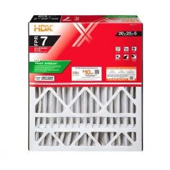 HDX 20 in. x 25 in. x 5 in. Trion AirBear Replacement Pleated Air Filter FPR 7