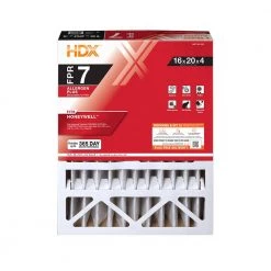 HDX 16 in. x 20 in. x 4 in. Honeywell Replacement Pleated Air Filter FPR 7