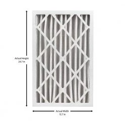 HDX 16 in. x 25 in. x 4 in. Honeywell Replacement Pleated Air Filter FPR 7 -HDX Sales hdx air filters hdx hw1625 11 3 1f 1000