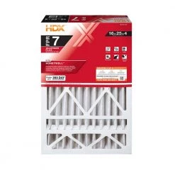 HDX 16 in. x 25 in. x 4 in. Honeywell Replacement Pleated Air Filter FPR 7
