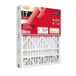 HDX 20 in. x 25 in. x 4 in. Honeywell Replacement Pleated Air Filter FPR 7 8 HDX 20 in. x 25 in. x 4 in. Honeywell Replacement Pleated Air Filter FPR 7 -HDX Sales hdx air filters hdx hw2025 11 3 4f 1000