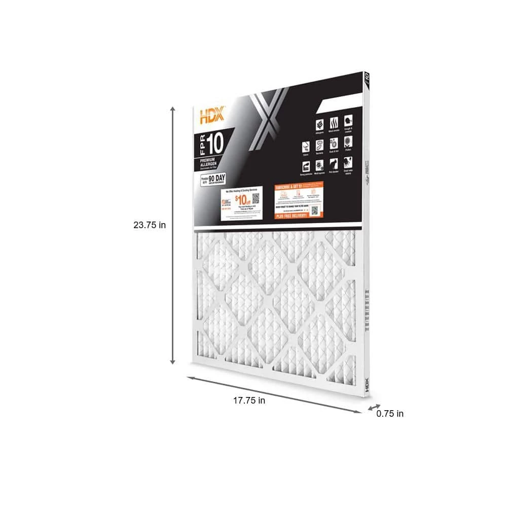 HDX 18 in. x 24 in. x 1 in. Premium Pleated Air Filter FPR 10 2 HDX 18 in. x 24 in. x 1 in. Premium Pleated Air Filter FPR 10 - Image 2