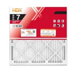 HDX 10 in. x 10 in. x 1 in. Allergen Plus Pleated Air Filter FPR 7