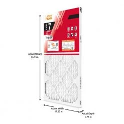 HDX 18 in. x 30 in. x 1 in. Allergen Plus Pleated Air Filter FPR 7 -HDX Sales hdx air filters hdx1p7 011830 66 1000