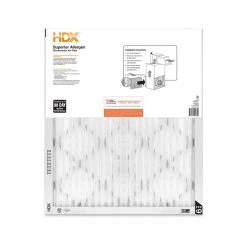 HDX 20 in. x 25 in. x 1 in. Superior Pleated Air Filter FPR 9 -HDX Sales hdx air filters hdx1p9 012025 40 1000