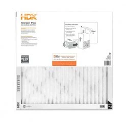 HDX 16 in. x 16 in. x 1 in. Allergen Plus Pleated Air Filter FPR 7 (2-Pack) -HDX Sales hdx air filters hdx2p7 011616 40 1000