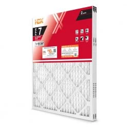 HDX 18 in. x 20 in. x 1 in. Allergen Plus Pleated Air Filter FPR 7 (2-Pack) -HDX Sales hdx air filters hdx2p7 011820 66 1000