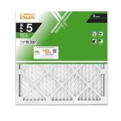 HDX 10 in. x 10 in. x 1 in. Standard Pleated Air Filter FPR 5 (3-Pack)