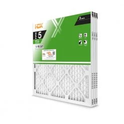HDX 22 in. x 22 in. x 1 in. Standard Pleated Air Filter FPR 5 (3-Pack) -HDX Sales hdx air filters hdx3p5 012222 66 1000