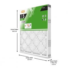 HDX 24 in. x 30 in. x 1 in. Standard Pleated Air Filter FPR 5 (3-Pack) -HDX Sales hdx air filters hdx3p5 012430 66 1000