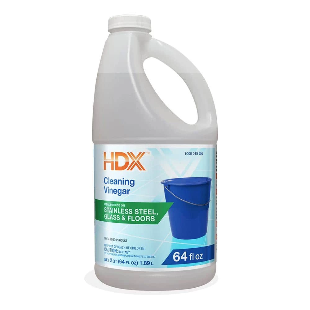 HDX 64 oz. Cleaning Vinegar All Purpose Cleaner (12-Pack) 1 HDX 64 oz. Cleaning Vinegar All Purpose Cleaner (12-Pack)