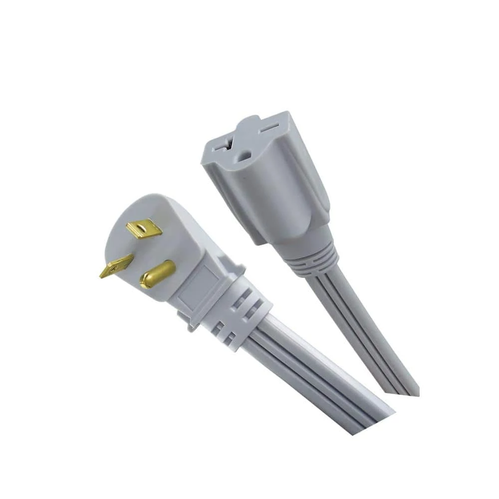 HDX 9 ft. 12/3 20 Amp 250-Volt Air Conditioner Extension Cord, Grey 3 HDX 9 ft. 12/3 20 Amp 250-Volt Air Conditioner Extension Cord, Grey - Image 3