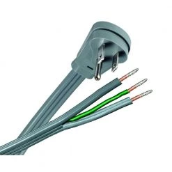 HDX 6 ft. 13 Amp 3-Prong Grey Appliance Replacement Cord -HDX Sales hdx appliance extension cords hd 588 547 d4 1000