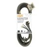 HDX 6 ft. 50 Amp 3-Prong Range Power Cord
