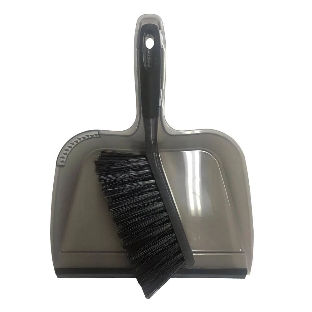 HDX 10 in. Dustpan and Brush Set 1 HDX 10 in. Dustpan and Brush Set