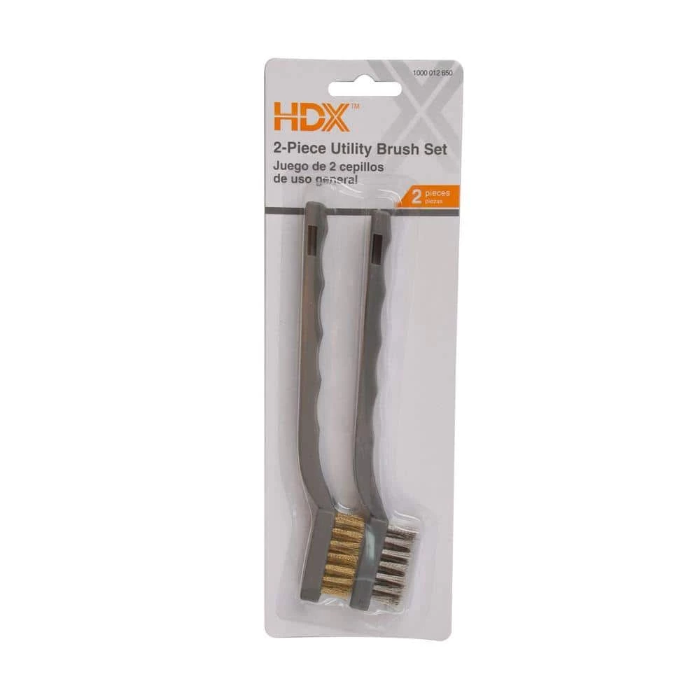 HDX 2-Piece Utility Brush Set 2 HDX 2-Piece Utility Brush Set - Image 2