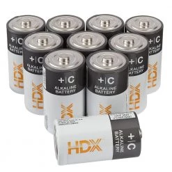 HDX Alkaline C Battery (12-Pack) 6 HDX Alkaline C Battery (12-Pack) -HDX Sales hdx c batteries 7121 12s 40 1000