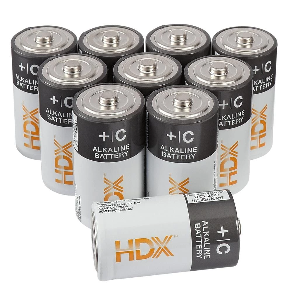 HDX Alkaline C Battery (12-Pack) 3 HDX Alkaline C Battery (12-Pack) - Image 3