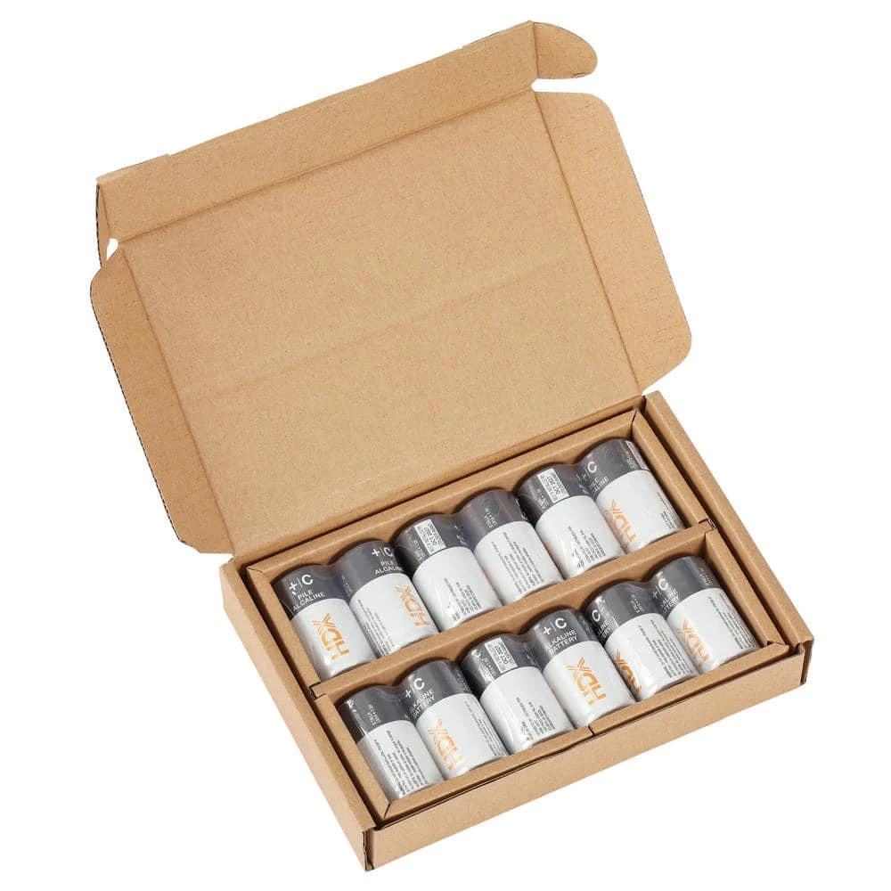 HDX Alkaline C Battery (12-Pack) 4 HDX Alkaline C Battery (12-Pack) - Image 4