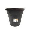 HDX 14 qt. Gray Round Plastic Cleaning Bucket with Steel Handle