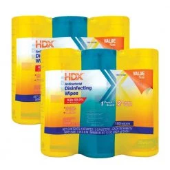 HDX 35-Count Fresh Scent and Lemon Scent Disinfecting Wipes (6-Pack)