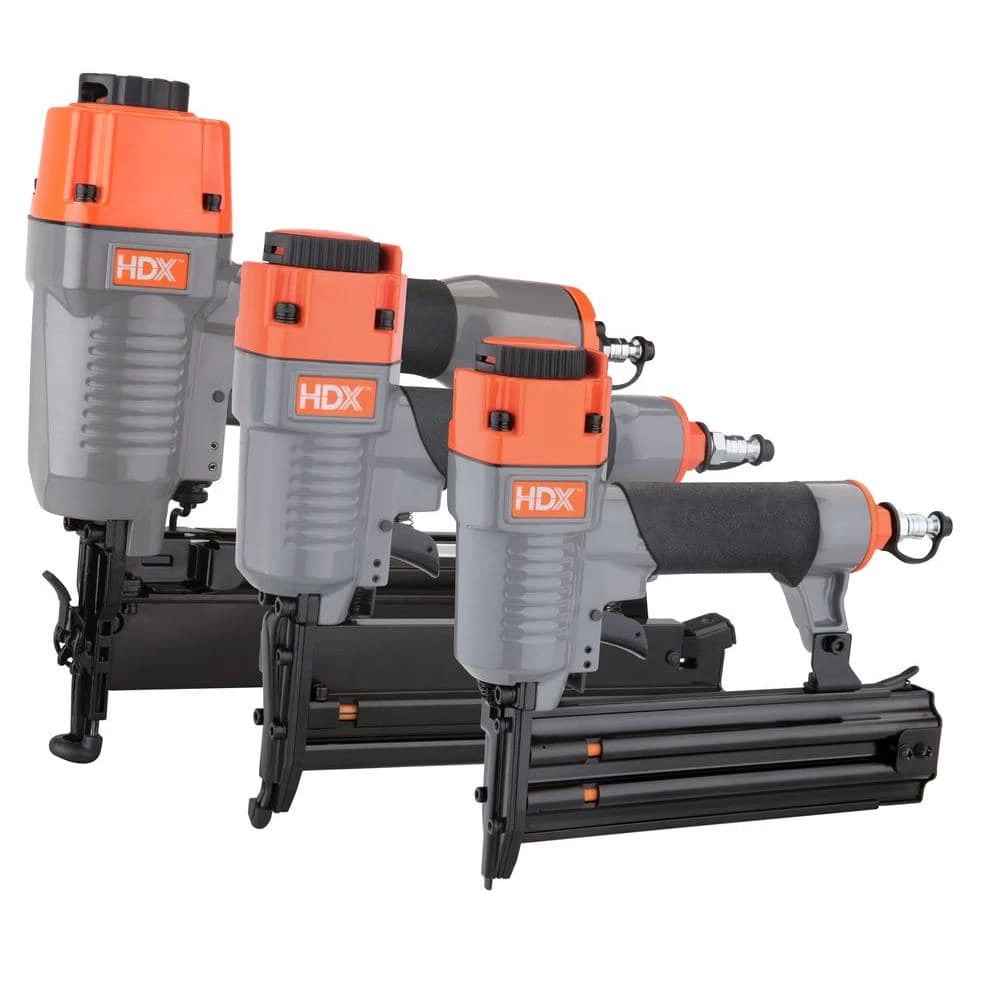 HDX Pneumatic Finishing Nailer Kit with Canvas Bag (3-Piece) 5 HDX Pneumatic Finishing Nailer Kit with Canvas Bag (3-Piece) - Image 5
