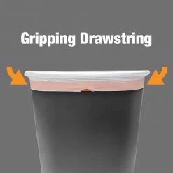 HDX FlexPro 13 Gal. Reinforced Top Drawstring Kitchen Bags (300-Count) -HDX Sales hdx garbage bags hd13xhf150w 2pk a0 1000