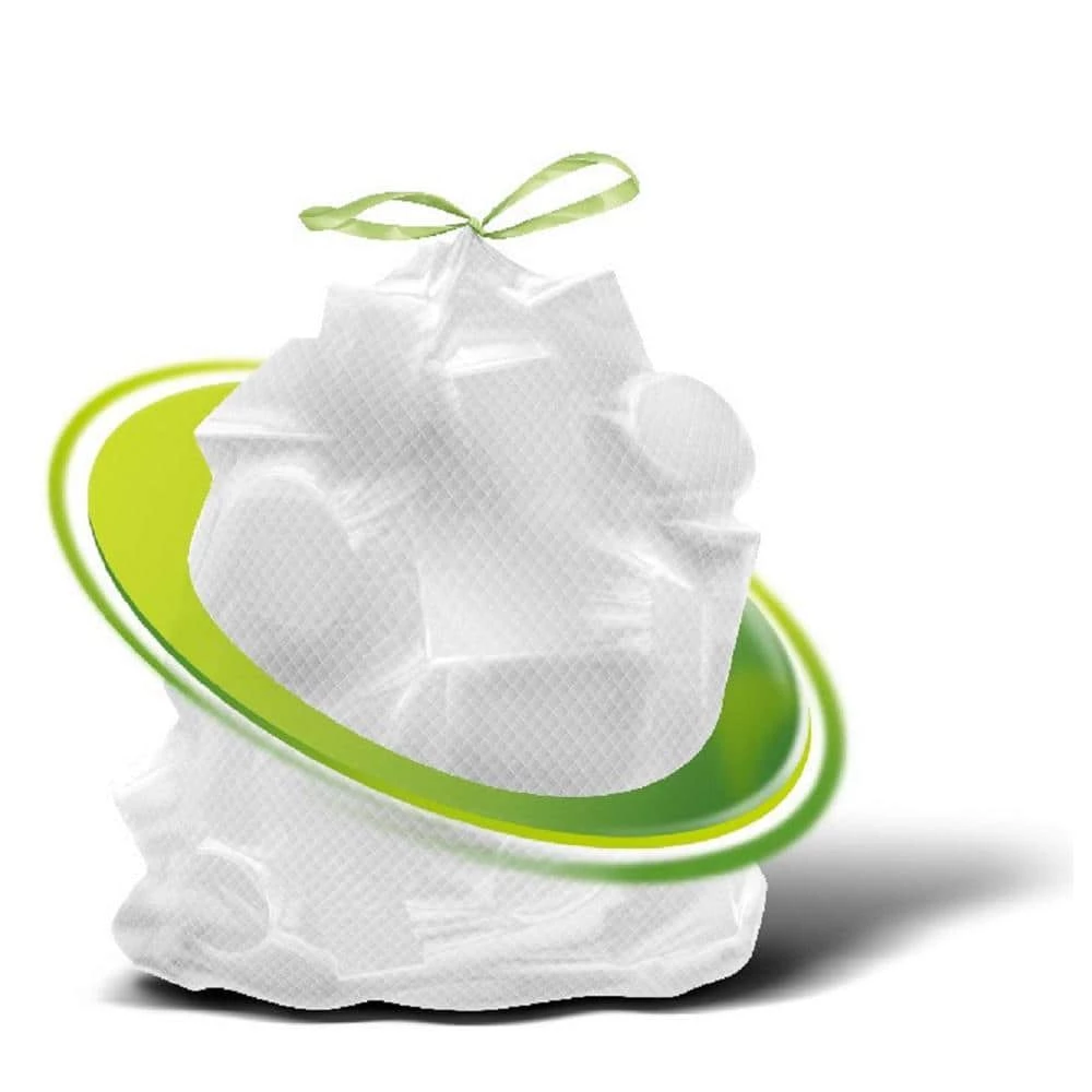 HDX 13 Gal. White Rodent Repellent Tall Kitchen Trash Bags (140-Count) 4 HDX 13 Gal. White Rodent Repellent Tall Kitchen Trash Bags (140-Count) - Image 4