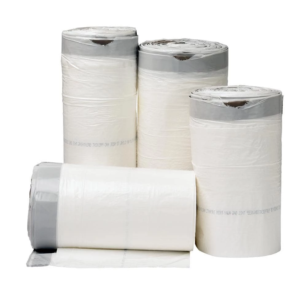 HDX 13 Gal. White Drawstring Kitchen Trash Bags (150 Count), (Pack of 2) 4 HDX 13 Gal. White Drawstring Kitchen Trash Bags (150 Count), (Pack of 2) - Image 4