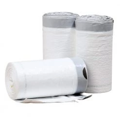 HDX 13 Gal. White Fresh Scent Drawstring Trash Bags (150-Count)