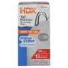 HDX 13 Gallon White Fresh Scent Drawstring Trash Bags (50-Count)