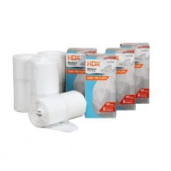 HDX 8 Gal. White Medium Trash Bag (200-Count) 10 HDX 8 Gal. White Medium Trash Bag (200-Count) -HDX Sales hdx garbage bags hdx8gw50combo3 1f 1000