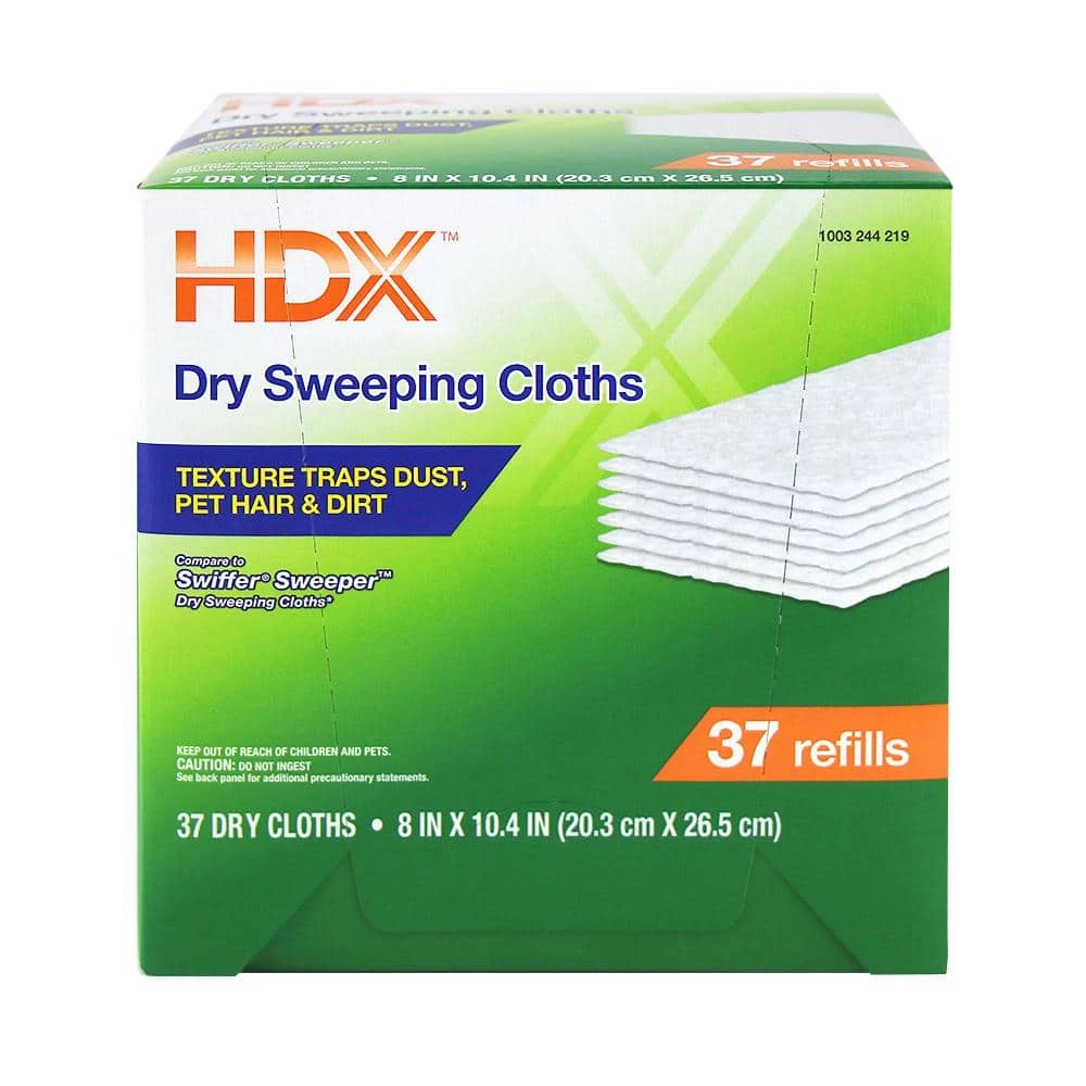 HDX Dry Floor Cleaning Cloths (37-Count) 1 HDX Dry Floor Cleaning Cloths (37-Count)
