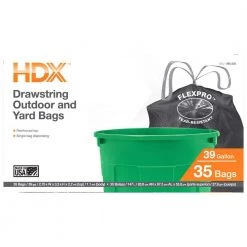 HDX 39 Gal. Black Proflex DS Outdoor and Lawn Bags (35-Count) -HDX Sales hdx lawn leaf bags hd39hf035b 44 1000