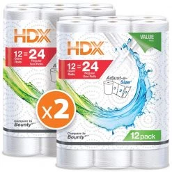HDX Paper Towels (24-Roll)