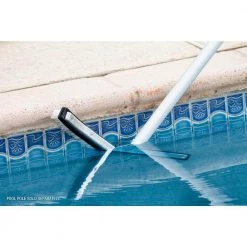 HDX 18 in. Swimming Pool & Spa Brush with Deluxe Nylon and Stainless Steel Combination Bristles and Aluminum Back -HDX Sales hdx pool brushes 60173 31 1000