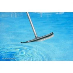 HDX 18 in. Swimming Pool & Spa Brush with Deluxe Nylon and Stainless Steel Combination Bristles and Aluminum Back -HDX Sales hdx pool brushes 60173 fa 1000